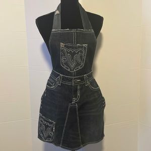 Up-Cycled MEK Denim Apron